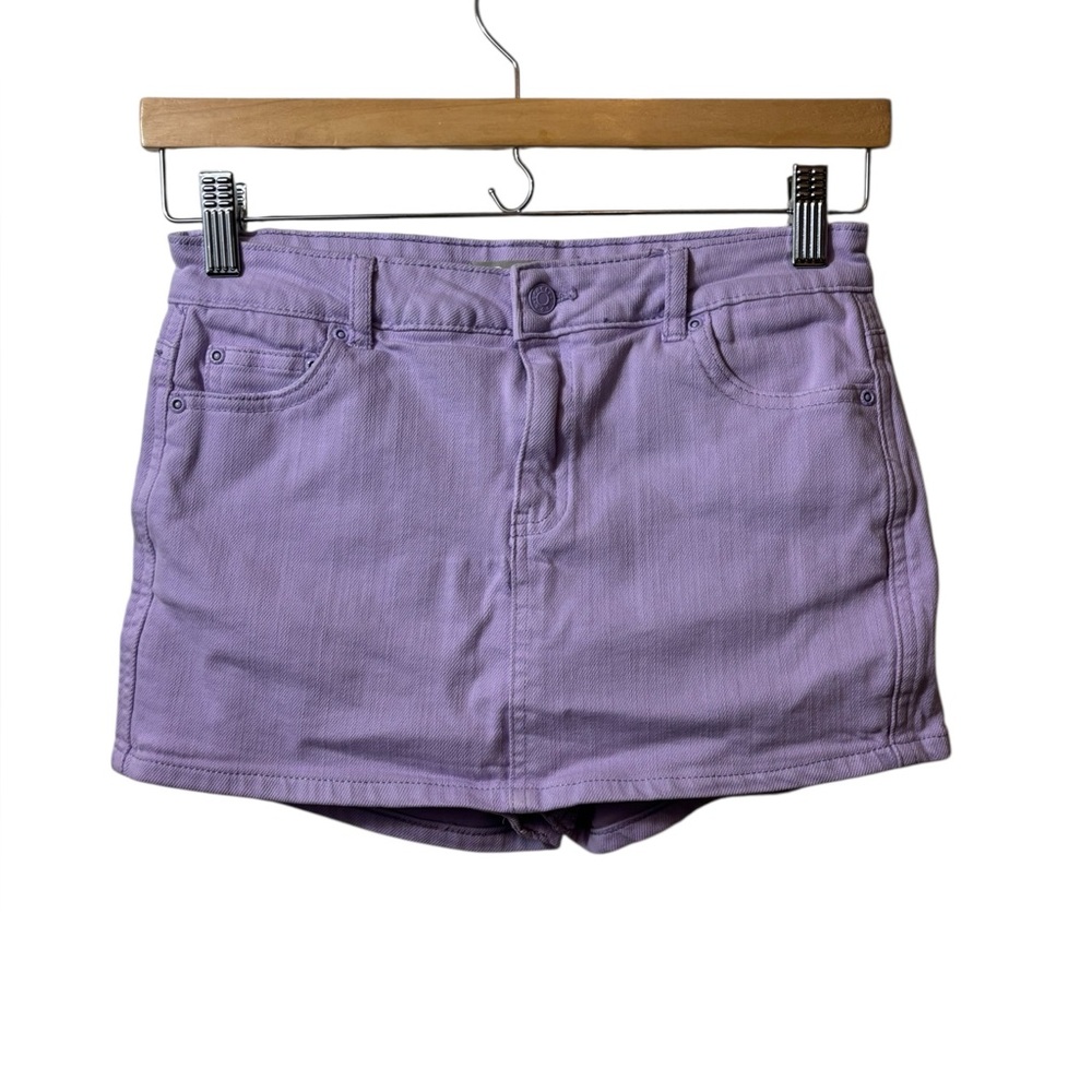 TRACTR | skort jeans shorts 14 purple